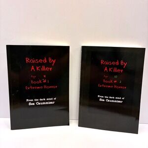 Raised By A Killer Extreme Horror Books Age 4 and Age 10 Sea Caummisar Set of 2